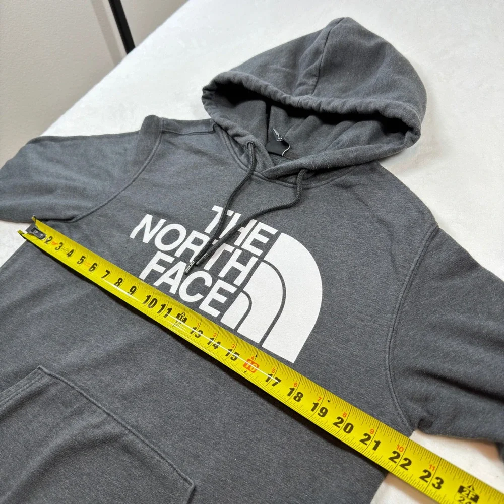 The North Face Hoodie Mens M Gray Fair Half Dome‎ Logo Pullover Fleece SP21 RTO